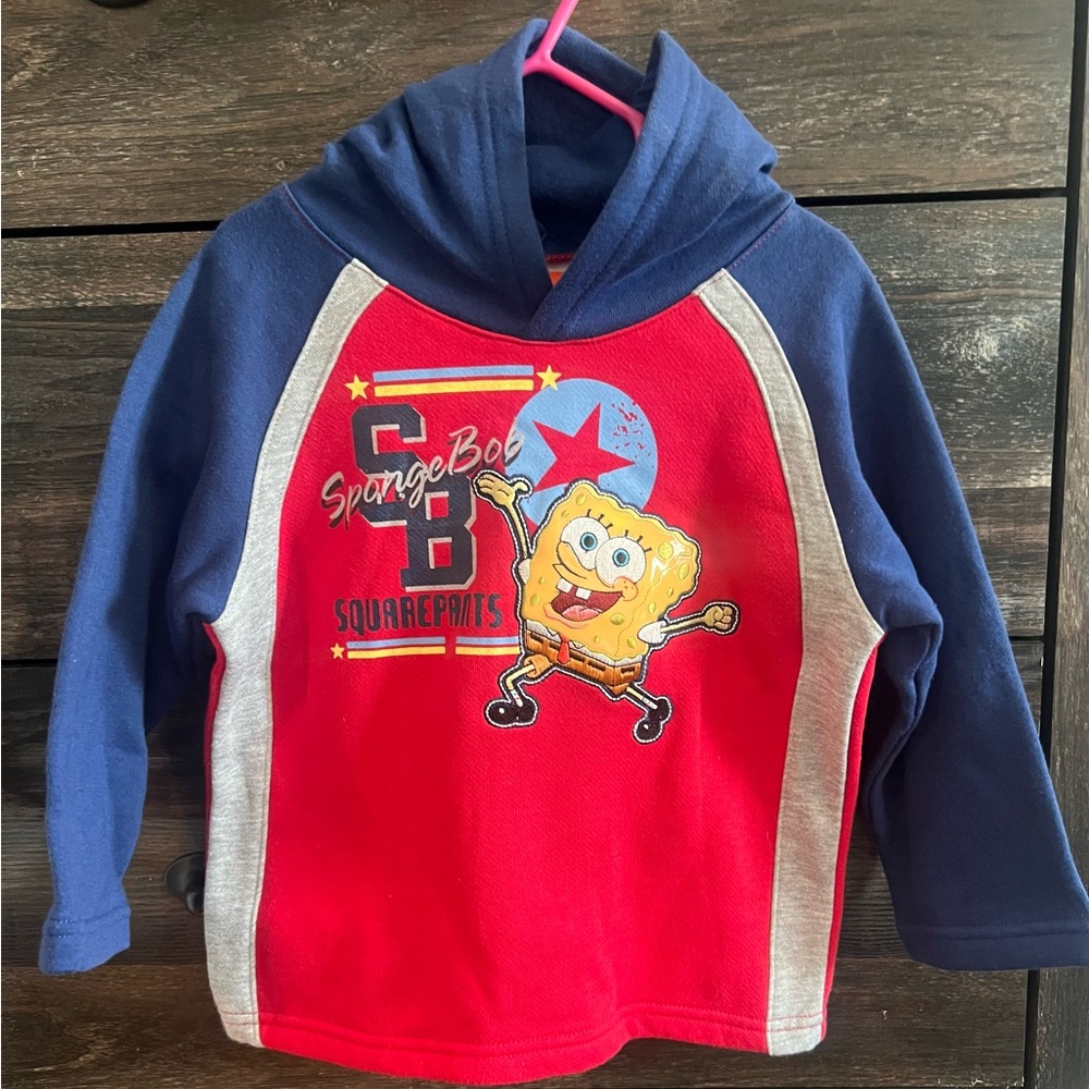 Nickelodeon Red and Blue SpongeBob Sweatshirt